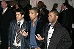 Shae Haley, Pharrell Williams and Chad Hugo of N.E.R.D at the 2004 Costume Institute Gala &quotDangerous Liaisons&quot <br>at the Metropolitan Museum of Art on April 26, 2004 in N.Y.C. photo by Rob Rich copyright 2004 516-676-3939<br>robwayne1@aol.com