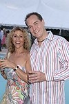 Lesley Mandell and Scott Storbo at the  benefit for the NYU School of Medicine - Mental Illness Prevention Center hosted by Anna Anissimova at the Southampton residence of Denise Rich on August 14, 2004 at the Rich residence in Southampton, N.Y.<br>photo by Rob Rich copyright 2004 516-676-3939 robwayne1@aol.com