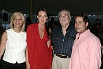 Linda Lippa, Anna Anissimova, Dr.Bob Cancro, and Mike Heller at the  benefit for the NYU School of Medicine - Mental Illness Prevention Center hosted by Anna Anissimova at the Southampton residence of Denise Rich on August 14, 2004 at the Rich residence in Southampton, N.Y.<br>photo by Rob Rich copyright 2004 516-676-3939 robwayne1@aol.com