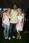 Sherry Dougherty, Surj Walia, and Nicole Getz at the  benefit for the NYU School of Medicine - Mental Illness Prevention Center hosted by Anna Anissimova at the Southampton residence of Denise Rich on August 14, 2004 at the Rich residence in Southampton, N.Y.<br>photo by Rob Rich copyright 2004 516-676-3939 robwayne1@aol.com