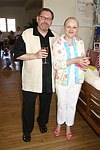 Alan and Carol Pressman at the Hamptons Baby Beach Club Launch Party at Hampton Hall in Southampton on 6-12-04<br>photo by Rob Rich copyright 2004 516-676-3939<br>robwayne1@aol.com