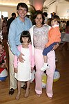 Robert, Rachel, Donna, and Joshua Linder at the Hamptons Baby Beach Club Launch Party at Hampton Hall in Southampton on 6-12-04<br>photo by Rob Rich copyright 2004 516-676-3939<br>robwayne1@aol.com