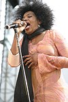 NEW YORK - MAY 8:Macy Gray performs  at the American Express &quotLive At The Battery&quot Concert during the 2004 Tribeca Film Festival May 8, 2004 in New York City. <br>  (Photo by Rob Rich/Getty Images) 