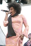 NEW YORK - MAY 8:Macy Gray performs  at the American Express &quotLive At The Battery&quot Concert during the 2004 Tribeca Film Festival May 8, 2004 in New York City. <br>  (Photo by Rob Rich/Getty Images) 