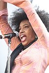 NEW YORK - MAY 8:Macy Gray performs  at the American Express &quotLive At The Battery&quot Concert during the 2004 Tribeca Film Festival May 8, 2004 in New York City. <br>  (Photo by Rob Rich/Getty Images) 
