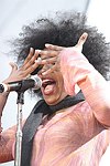 NEW YORK - MAY 8:Macy Gray performs  at the American Express &quotLive At The Battery&quot Concert during the 2004 Tribeca Film Festival May 8, 2004 in New York City. <br>  (Photo by Rob Rich/Getty Images) 