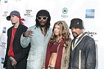 NEW YORK - MAY 8: Members of the &quotBlack Eyed Peas&quot pose  at the American Express &quotLive At The Battery&quot Concert during the 2004 Tribeca Film Festival May 8, 2004 in New York City. <br>  (Photo by Rob Rich/Getty Images) 