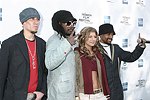 NEW YORK - MAY 8: Members of the &quotBlack Eyed Peas&quot pose  at the American Express &quotLive At The Battery&quot Concert during the 2004 Tribeca Film Festival May 8, 2004 in New York City. <br>  (Photo by Rob Rich/Getty Images) 