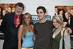 Director Stephen Fry,Jesse Della Femina, Nick Raynes, and Marissa Bregman at the Summer Screening of 'Bright Young Things' directed by Stephen Fry at the UA theatre in Easthampton, N.Y.<br> photo by Rob Rich copyright 2004 516-676-3939  robwayne1@aol.com