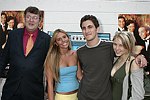 Director Stephen Fry,Jesse Della Femina, Nick Raynes, and Marissa Bregman at the Summer Screening of 'Bright Young Things' directed by Stephen Fry at the UA theatre in Easthampton, N.Y.<br> photo by Rob Rich copyright 2004 516-676-3939  robwayne1@aol.com