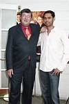 Director Stephen Fry and Director of Programming for the Hampton Film Festival Rajenda Roy at the Summer Screening of 'Bright Young Things' directed by Stephen Fry at the UA theatre in Easthampton, N.Y.<br> photo by Rob Rich copyright 2004 516-676-3939  robwayne1@aol.com