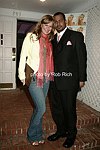 Sara Neuman and Robert Santiago  on 5-28-04 at the Hampton Magazine Party at the Cabana in Southampton. photo by Rob Rich copyright 2004 <br>516-676-3939  robwayne1@aol.com