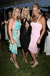 Trish Backal, Lisa Gastineau, and Jane Petrycki  at the 8th. Annual Orchid Ball  to benefit the Child Developement Center of the Hamptons on July 24, 2004 at the Villa Maria in Watermill. photo by Rob Rich copyright 2004 516-676-3939  robwayne1@aol.com