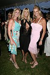 Trish Backal, Lisa Gastineau, and Jane Petrycki  at the 8th. Annual Orchid Ball  to benefit the Child Developement Center of the Hamptons on July 24, 2004 at the Villa Maria in Watermill. photo by Rob Rich copyright 2004 516-676-3939  robwayne1@aol.com