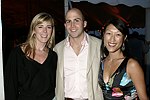 Liz Riordan,  Chris and Susan Boyle  at the 8th. Annual Orchid Ball  to benefit the Child Developement Center of the Hamptons on July 24, 2004 at the Villa Maria in Watermill. photo by Rob Rich copyright 2004 516-676-3939  robwayne1@aol.com