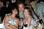 Holly, Stewart, and Leah Lane  at the 8th. Annual Orchid Ball  to benefit the Child Developement Center of the Hamptons on July 24, 2004 at the Villa Maria in Watermill. photo by Rob Rich copyright 2004 516-676-3939  robwayne1@aol.com