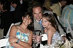 Holly, Stewart, and Leah Lane  at the 8th. Annual Orchid Ball  to benefit the Child Developement Center of the Hamptons on July 24, 2004 at the Villa Maria in Watermill. photo by Rob Rich copyright 2004 516-676-3939  robwayne1@aol.com