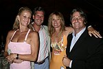   Jane Petrycki , Ken Witler, Sandy and Larry Rosenthal  at the 8th. Annual Orchid Ball  to benefit the Child Developement Center of the Hamptons on July 24, 2004 at the Villa Maria in Watermill. photo by Rob Rich copyright 2004 516-676-3939  robwayne1@aol.com