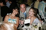 Holly, Stewart, and Leah Lane  at the 8th. Annual Orchid Ball  to benefit the Child Developement Center of the Hamptons on July 24, 2004 at the Villa Maria in Watermill. photo by Rob Rich copyright 2004 516-676-3939  robwayne1@aol.com