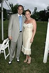 Stewart Lane and Dawn Zimmerman Hummel at the 8th. Annual Orchid Ball  to benefit the Child Developement Center of the Hamptons on July 24, 2004 at the Villa Maria in Watermill. photo by Rob Rich copyright 2004 516-676-3939  robwayne1@aol.com