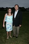 Hallie Seegal and Dick Alexander  at the 8th. Annual Orchid Ball  to benefit the Child Developement Center of the Hamptons on July 24, 2004 at the Villa Maria in Watermill. photo by Rob Rich copyright 2004 516-676-3939  robwayne1@aol.com