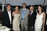 Fred Seegal, Dawn Zimmerman Hummel, Stewart Lane, Senator Lavalle, and Robin Seegal  at the 8th. Annual Orchid Ball  to benefit the Child Developement Center of the Hamptons on July 24, 2004 at the Villa Maria in Watermill. photo by Rob Rich copyright 2004 516-676-3939  robwayne1@aol.com