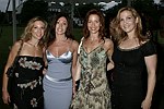 Caroline Fuchs, Lisa Aquilino, Elise Leve, and Marcy Epstein  at the 8th. Annual Orchid Ball  to benefit the Child Developement Center of the Hamptons on July 24, 2004 at the Villa Maria in Watermill. photo by Rob Rich copyright 2004 516-676-3939  robwayne1@aol.com