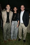 Peter and Elaine Cooper and Tom O'Donohue  at the 8th. Annual Orchid Ball  to benefit the Child Developement Center of the Hamptons on July 24, 2004 at the Villa Maria in Watermill. photo by Rob Rich copyright 2004 516-676-3939  robwayne1@aol.com