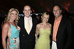  Trish Backal, John and Laura Barker, and John Hummel   at the 8th. Annual Orchid Ball  to benefit the Child Developement Center of the Hamptons on July 24, 2004 at the Villa Maria in Watermill. photo by Rob Rich copyright 2004 516-676-3939  robwayne1@aol.com