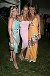 Trish Backal, Jane Petrycki, and Sandra Rosenthal  at the 8th. Annual Orchid Ball  to benefit the Child Developement Center of the Hamptons on July 24, 2004 at the Villa Maria in Watermill. photo by Rob Rich copyright 2004 516-676-3939  robwayne1@aol.com