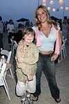 Zach and Barbara K. at the annual Hamptons Clambake at Flying Point Beach in Watermill on 7-11-04<br>photo by Rob Rich copyright 2004 516-676-3939 robwayne1@aol.com
