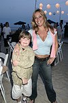 Zach and Barbara K. at the annual Hamptons Clambake at Flying Point Beach in Watermill on 7-11-04<br>photo by Rob Rich copyright 2004 516-676-3939 robwayne1@aol.com