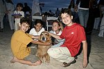 at the annual Hamptons Clambake at Flying Point Beach in Watermill on 7-11-04<br>photo by Rob Rich copyright 2004 516-676-3939 robwayne1@aol.com