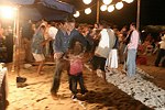 at the annual Hamptons Clambake at Flying Point Beach in Watermill on 7-11-04<br>photo by Rob Rich copyright 2004 516-676-3939 robwayne1@aol.com