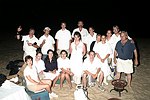 at the annual Hamptons Clambake at Flying Point Beach in Watermill on 7-11-04<br>photo by Rob Rich copyright 2004 516-676-3939 robwayne1@aol.com