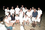 at the annual Hamptons Clambake at Flying Point Beach in Watermill on 7-11-04<br>photo by Rob Rich copyright 2004 516-676-3939 robwayne1@aol.com