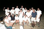 at the annual Hamptons Clambake at Flying Point Beach in Watermill on 7-11-04<br>photo by Rob Rich copyright 2004 516-676-3939 robwayne1@aol.com