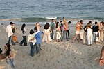 at the annual Hamptons Clambake at Flying Point Beach in Watermill on 7-11-04<br>photo by Rob Rich copyright 2004 516-676-3939 robwayne1@aol.com