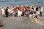 at the annual Hamptons Clambake at Flying Point Beach in Watermill on 7-11-04<br>photo by Rob Rich copyright 2004 516-676-3939 robwayne1@aol.com