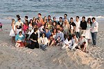 at the annual Hamptons Clambake at Flying Point Beach in Watermill on 7-11-04<br>photo by Rob Rich copyright 2004 516-676-3939 robwayne1@aol.com