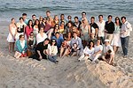 at the annual Hamptons Clambake at Flying Point Beach in Watermill on 7-11-04<br>photo by Rob Rich copyright 2004 516-676-3939 robwayne1@aol.com