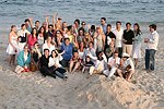 at the annual Hamptons Clambake at Flying Point Beach in Watermill on 7-11-04<br>photo by Rob Rich copyright 2004 516-676-3939 robwayne1@aol.com