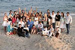 at the annual Hamptons Clambake at Flying Point Beach in Watermill on 7-11-04<br>photo by Rob Rich copyright 2004 516-676-3939 robwayne1@aol.com