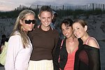 Alissa Dolganovskaya, Kimberly Birnbaum, Sherry Alexander, and Jamie Rubin at the annual Hamptons Clambake at Flying Point Beach in Watermill on 7-11-04<br>photo by Rob Rich copyright 2004 516-676-3939 robwayne1@aol.com
