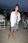 Elyse Slaine at the annual Hamptons Clambake at Flying Point Beach in Watermill on 7-11-04<br>photo by Rob Rich copyright 2004 516-676-3939 robwayne1@aol.com