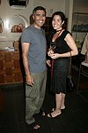 Said Dib and Alexandra Mansky at the Cole Haan event in Easthamtpon on 7-17-04<br>photo by Rob Rich copyright 2004  516-676-3939<br>robwayne1@aol.com