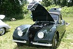 1954 Jaguar XK120 on 6-13-04 at the Concourse D'elegance at Sayre Park in Bridgehampton, N.Y.<br>photo by Rob Rich copyright 2004<br>516-676-3939 robwayne1@aol.com