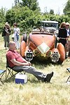 The rear of the 1939 Lagonda V12 on 6-13-04 at the Concourse D'elegance at Sayre Park in Bridgehampton, N.Y.<br>photo by Rob Rich copyright 2004<br>516-676-3939 robwayne1@aol.com