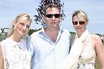 Irene Rozhkova, Jeffrey and Tatyana Appel  at the Concourse D'elegance at Sayre Park in Bridgehampton, N.Y.<br>photo by Rob Rich copyright 2004<br>516-676-3939 robwayne1@aol.com
