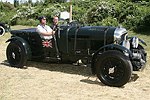 Mark Reinwald and Alex Reinwald in the Ralph Lauren 1929 Bentley  at the Concourse D'elegance at Sayre Park in Bridgehampton, N.Y.<br>photo by Rob Rich copyright 2004<br>516-676-3939 robwayne1@aol.com